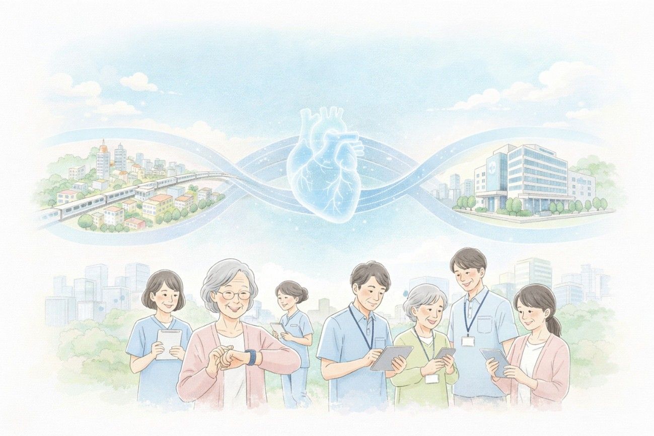 「増加する心不全を防ぐ、新医療モデル」の画像